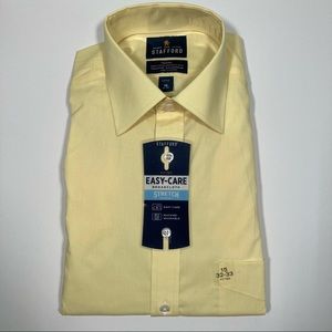 Stafford 15, 32/33 Fitted Easy Care Dress Shirt